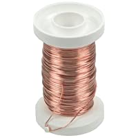 GLOREX Alambre de Cobre 0-4 mm- 40 m- Alambre- marrón- 9 x 8.69 X 3.2 Cm